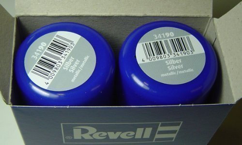 Revell 34190 Sprühlack Doppelpack (2x100ml) Silber metallic