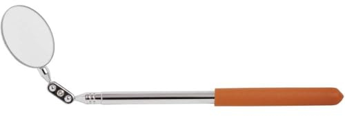 Bahco 5515T-52 Telescopic Swivel Head Mirror, Silver, 50 x 290 mm