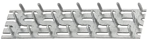 Alberts 350161 Nagelplatte | sendzimirverzinkt | zum Einschlagen | 102 x 25 mm | 8 mm Nagellänge