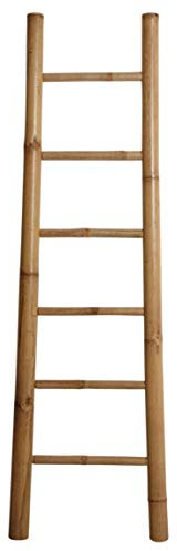 Scaletta porta asciugamani, in bambù, colore: naturale