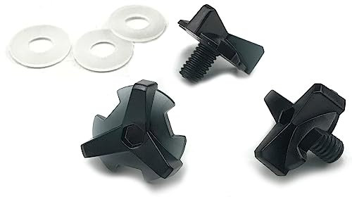 O'NEAL | Motorcross-Helm-Ersatzteile | Motorrad Enduro | 3 ABS-Schrauben für die Schirmhalterung | Visor Screw Set 2SRS Helmet | Silber | One Size