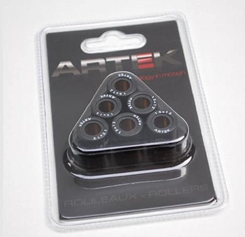 Galet rouleau de variateur Artek compatible avec Scooter Keeway 50 Matrix Avant 2020 15x12 4.3Grs