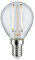 Paulmann 28573 LED Lampe Tropfen 2,5W dimmbar Leuchtmittel Klar Birne Beleuchtung 2700K E14