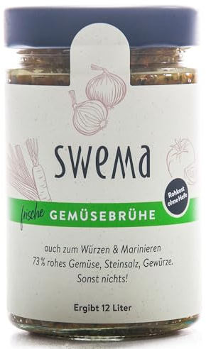 SweMa Frische Gemüsebrühe SweMa mit 73% rohem Gemüse (320 g) - Bio