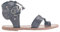 CHATTAWAK Femme 9PENSEENOIR36 Sandale, Noir, 36 EU