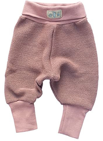 Lilano, Merino Strickhose mit Nabelbund, 100% Wolle (kbT) (Mauve, 62)