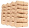 CostMad™ 100% Natural RUF Heat Briquettes Alder Birch Dry Wood - 12 Bricks - 10kg - Low 10% Moisture Easy to Light - Low Ash - Eco Friendly Open Fire Stove Fuel Wood Burner Chiminea (48 Bricks- 40kg)