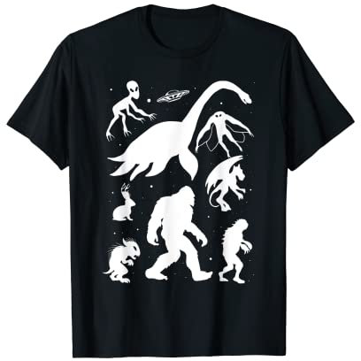 Cryptidcore Aesthetic Cryptozoology Cryptid Collection T-Shirt