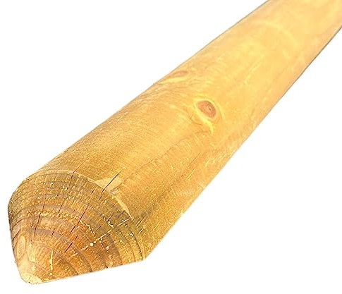 Zaunlatten Halbrundlatten Zaunbretter Kesseldruckimprägniert (8cm x 120cm)