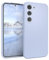 EAZY CASE - Slim Case - kompatibel mit Samsung Galaxy S23 Voller Schutz, erhöhter Rand für Bildschirm & Kamera, hochwertiges Silikon, Handyhülle Minimalismus, Exzellente Griff in Hell Blau
