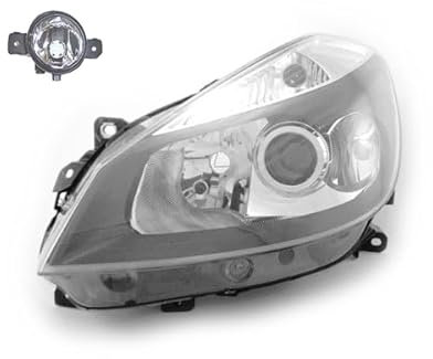 Johns, Scheinwerfer Halogen passend für Renault Clio BR CR 05-09 H7 H7 H1 Li. + Nebel