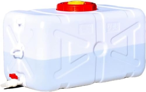 FIXARE JIESOO Kunststofftank Wassertank Regentonnen,25L/50L/75L/100L/150L/200L/300L Camping & Wandern Wasserspeicher Wasserbehälter Multifunktionaler Wassertank(200L)