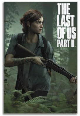 The Last of Us Part 2 Poster Kunstdruck Kollektion Home Room Decor Posterdruck Wand 30 x 45 cm Ungerahmt