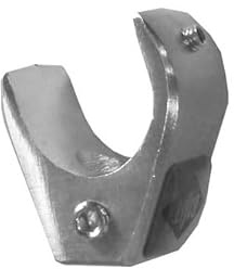 BASIT Wandlager für Gardinenstangen 1-läufig Edelstahl Look I Gardinenstangen Träger 20mm Wandbefestigung für Rohr Gardinenstangen Halterung Vorhangstange W50