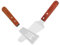 Cabilock Lot De 2 Spatules À Pizza Avec Manche En Bois Spatule Triangulaire Spatule À Frire Coupe-Gâteau Trancheuses À Pour Desserts Gâteaux À Pizza