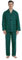 GLOBAL Homme Pyjama Flanelle Ensembles de Pyjama Homme Coton Vêtements de Nuit Haut Deux Pièces Chaud Pyjama Sets Boutonnés à Manches Longues Loungewear Carreaux Bleu/Vert XL