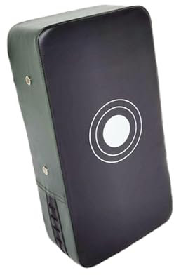 Harilla Boxpratzen für Männer und Frauen, Lederpratzen für Kampfsport, Boxtraining, Gebogene Schlagpratzen für Karate, Kickboxen, 40cmx20cmx10cm