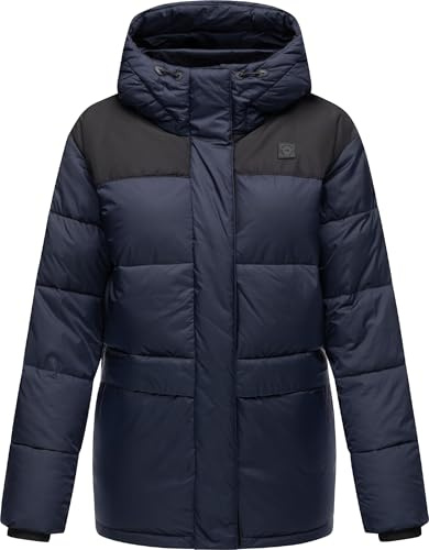Ragwear Damen Winterjacke warme Steppjacke mit Kapuze Wikesh YOUMODO XS-6XL