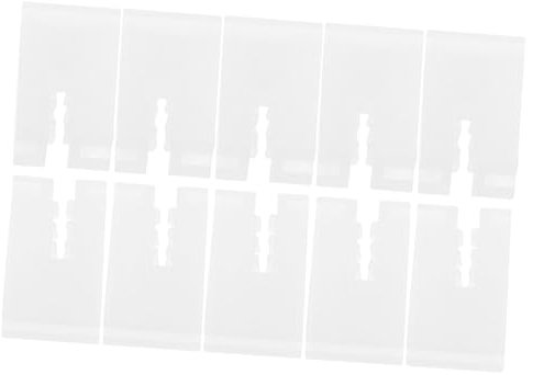 SOLUSTRE 10pcs Steel Radiator Bracket Hook Protective Covers for Plate Radiator Hooks Reusable Protector Accessory