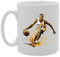 Coralgraph MG5938 Mr Basketball Mug - Ideal for Basketball Players and Fans, 11oz Ceramic Coffee Mug for Court Enthusiasts and Sports Lovers