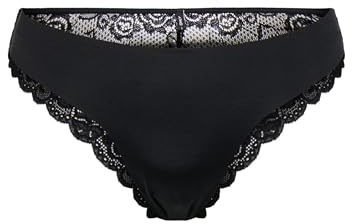 ONLY Damen Onlchloe Lace Brazil Noos Acc, Black, x_l