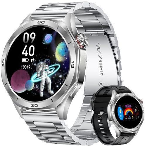 MEGALITH Smartwatch Herren Wasserdicht Uhren: Fitness Outdoor 113+ Sport Schrittzähler Tracker Fitnessuhr