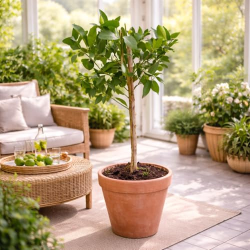 Citrus latifolia 120-140 – Persische Limette (Tahiti-Limette) | Frische, saftige Früchte für Cocktails, Kochen und gesundes Essen | Hoher Vitamin-C-Gehalt & vielseitige Verwendung
