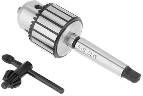 RiToEasysports Drehbohrfutter, Schlüsseltyp, Hartstahl, Schraubenschlüssel-Spannfutter für Bohrmaschinen, 6,1 X 3,1 Zoll, Zentrieren, Bohren, Gewindeschneiden, Reiben