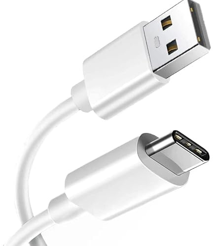 NoveltyThunder Charger Cable VR Link Cable For Meta Quest 3S/3/2/Pro, Pico 4 Ultra/4, and PC/Steam VR USB to USB C Lead (White, 3M)