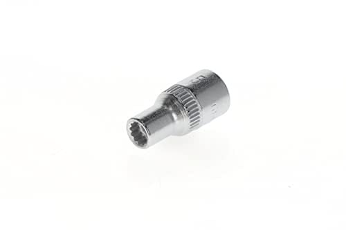 GEDORE Douille, Entraînement 1/4 6,3 mm, 12 pans, Diamètre 5 mm, Outil, 20 5, Acier chromé
