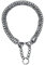 TRIXIE Zug-Stopp-Kettenhalsband Größe XL: Halsumfang 65 cm/2,5 mm in silber - stabiles Kettenhalsband 2-reihig für sehr große Hunde, verchromt, leicht zu reinigen, 2247