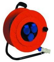 Fanton 11128 Avvolgicavo Industriale Cavo 3G2.50, Arancione, 30 m