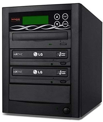 BestDuplicator Bd-Lg-2T 2 Target 24X Sata Dvd Duplicator With Built-In Lg Burner (1 To 2)