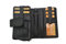 flevado XXL Luxus Organizer Geldbörse Buisness Tasche Büffelleder Roberto Handgelenk Tasche Urlaubs Reise Geldbeutel (schwarz)