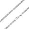 SchmuckForever Königskette 3mm 925 Silber massiv - Länge Wählbar - Collier Halskette oder Armband (19.00, Zentimeter)