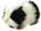 Hansa Plüschtier Meerschweinchen, Schwarz/Weiß, 20 cm
