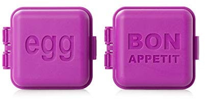 monbento - MB Kawaii Fushia - 2 Square Egg Moulds for bento - BPA
