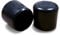 ajile - 12 Pièces - Embout Enveloppant Rond pour Tubes de diam. 16 mm - Noir - EVR116-M
