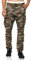 Indicode Herren William Cargohose aus Baumwolle m. 7 Taschen inkl. Gürtel | Outdoorhose Dired Camouflage, S
