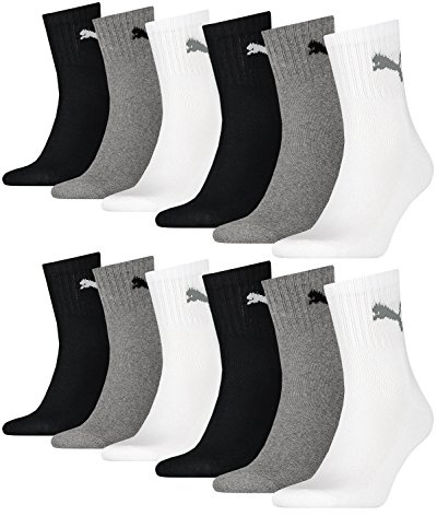 PUMA Unisex Short Crew Socken 3er-Pack