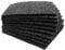 Terrassenpads für Terrassenbau 150 x 200 x 8 mm - 100 Stück, Gummipads ISO-Pads Unterlagen für Unterkonstruktionen Gummigranulatunterlage 8mm Hoch