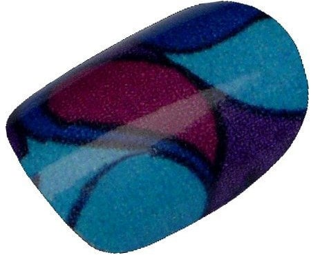 Chix Nails Nail Wraps Paisley 60's Flowers Fingers Toes Vinyl Foils Beauty Floral