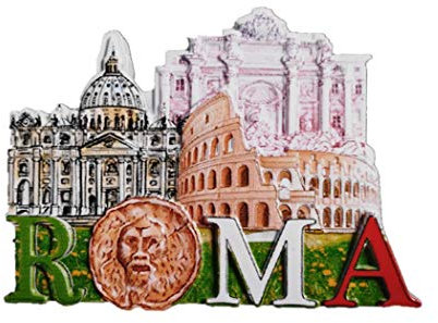 Kühlschrankmagnet 3D Rom Italien Souvenir Reise Geschenk Dekoration Zuhause Küche Rom Magnetischer Aufkleber Sammlung Magnet