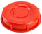 QWORK® IBC Tankdeckel, IBC Wassertank Deckel Cap, Tank Zubehör Kunststoff Rot 163mm (# B)