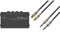 Behringer MICROHD HD400 Ultrakompakter 2-Kanal Brummzerstörer - Entf. AC-Hum & Noise, Brechen Ground Loops, 2 unabhängige Kanäle, Autom. Unbal. zu Balanced, Schwarz, Cinch Male auf Klinke Mono