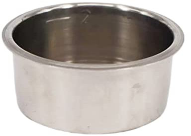 Hsthe Sea Espresso Maker Filter Basket Cup, 2 Cup Stainless Steel Coffee Portafilter Basket 51mm Single Wall Non‑Pressurized Porous Filter