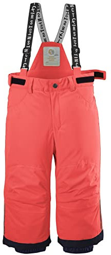 first instinct by killtec Kinder Funktionshose/Skihose mit Trägern und Schneefang FISW 7 MNS SKI PNTS, Coral pink, 110/116, 38918-000