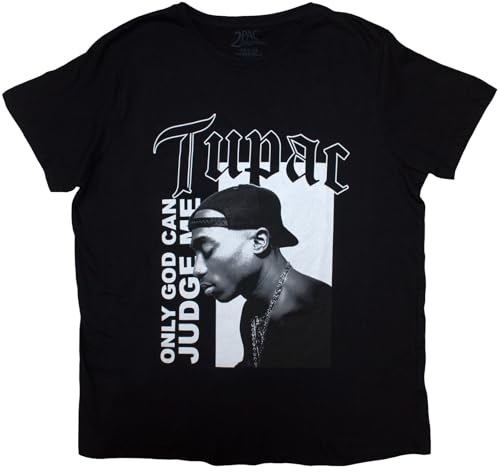 Tupac T Shirt 2PAC All Eyez on Me Logo Official Womens Skinny Fit Black