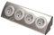 Miratic Multiprise Electrique 4 Voies avec Eclipses de Protection Montage en Saillie à 45° 3680W 16A (4 voies sans câble)