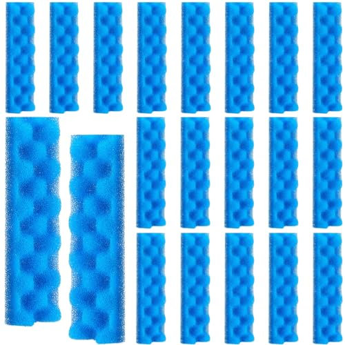Maxcheck Filtermedien kompatibel mit Fluval 406/407 Schaumstofffiltern, Ersatzteilen, Fisch-, Wasser-, Haustierprodukte, Schwamm-Polyfill für Aquarium-Filter-Pad, 29,9 x 7,5 x 3,8 cm, 20 Stück